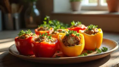 zapečené papriky s balkánským sýrem recept – Jak připravit zapečené papriky s balkánským sýrem: kompletní recept