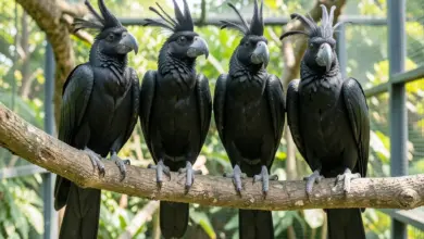 kakadu palmový chov a péče - Kakadu palmový - ilustrační foto