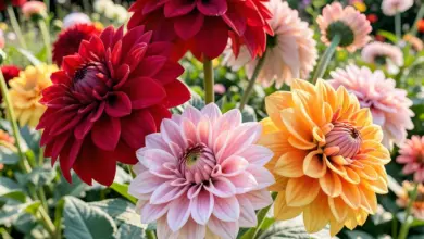 Dahlia pěstování a péče o jiřiny - ilustrační foto