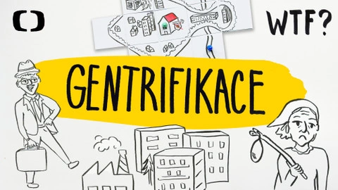Ilustrace gentrifikace: nový obyvatel přichází, starý odchází