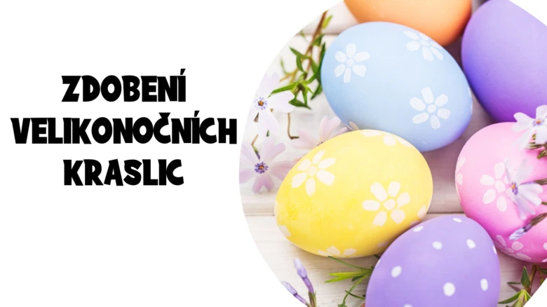 Zdobené velikonoční vajíčka s voskovými vzory