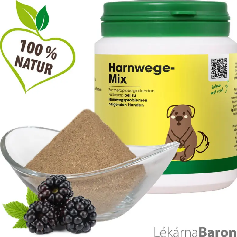 Přírodní doplněk Harnwege-Mix pro psy s problémy močových cest