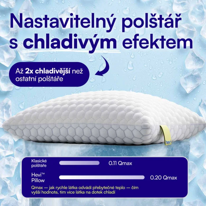 Chladicí polštář pro noční pocení